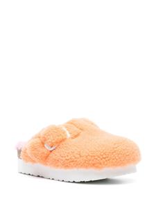 Birkenstock Boston Big Buckle lammy slippers - Oranje