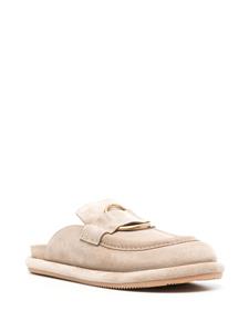 Moncler Bell suede slippers - Beige