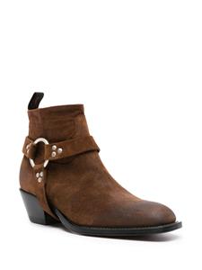 Sonora 35mm suede ankle boots - Bruin