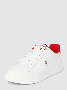 Tommy Hilfiger Sneakers van leer met labelapplicatie