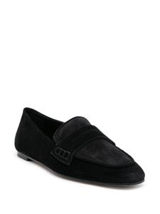 Aeyde penny-slot suede loafers - Zwart