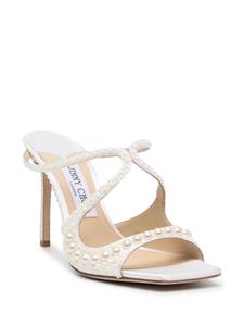 Jimmy Choo Anise 95mm mules - Wit
