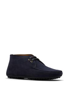 Car Shoe suede driving boots - Blauw