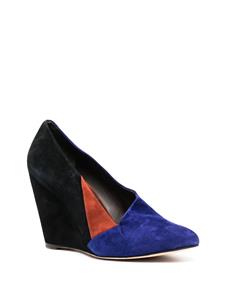 Tila March Pumps met colourblocking - Blauw