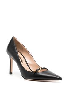 TOM FORD Angelina leather buckle pumps - Zwart