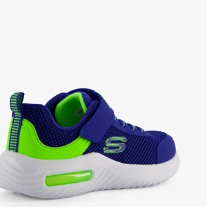 Skechers Bounder Tech kinder sneakers blauw