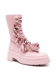 Jimmy Choo Nari leather ankle boots - Roze