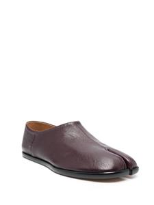 Maison Margiela Tabi leather loafers - Paars