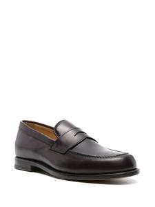 Scarosso Edward leren loafers - Rood