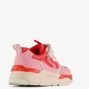 Blue Box meisjes dad sneakers roze/rood