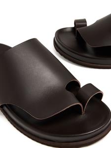 Ancient Greek Sandals round-toe leather sandals - Bruin