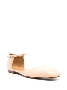 Aeyde Uma leather ballerina shoes - Beige