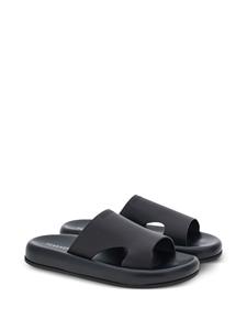 Ferragamo cut-out leather sandals - Zwart