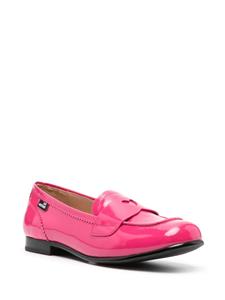 Love Moschino Leren loafers - Roze
