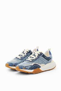 Desigual Denim jogger sneakers - BLUE