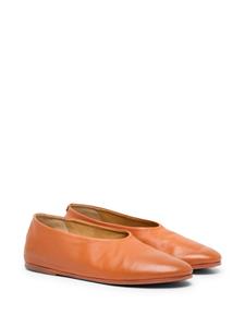 Marsèll Coltellaccio leather ballerina shoes - Oranje