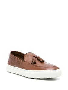 Fratelli Rossetti Leren loafers met kwastjes - Bruin