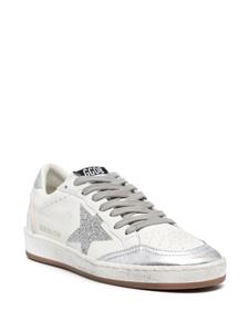 Golden Goose Ballstar leren sneakers met glitter - Wit