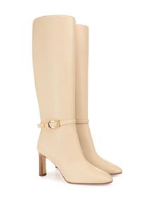 Sergio Rossi Sr Nora 100mm leather boots - Beige