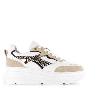 Poelman Lpjana-06poe beige/white/platino lage sneakers dames