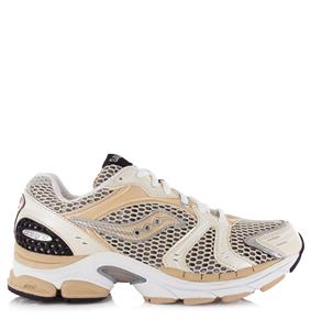 Saucony Progrid triumph 4 cream/tan lage sneakers dames