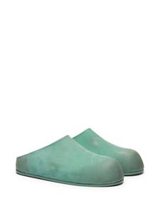 Marsèll Grande Mule leather slippers - Groen