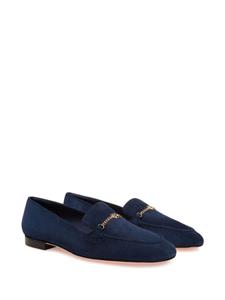 Bally Daily Emblem leather loafers - Blauw
