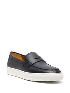 Doucal's leather penny loafers - Blauw