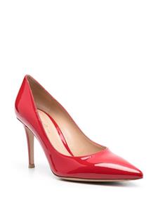 Gianvito Rossi Pumps van lakleer - Rood