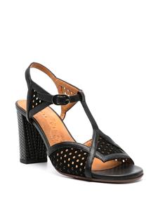 Chie Mihara Bessy sandalen met geperforeerde vlakken - Zwart