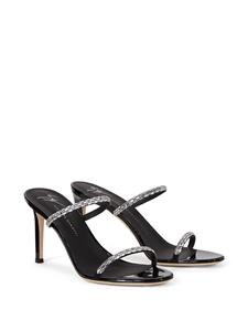 Giuseppe Zanotti Maurito stiletto sandalen - Zwart