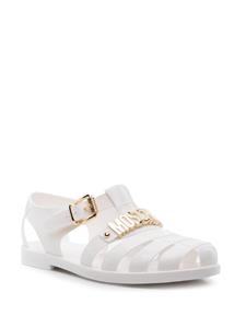 Moschino Sandalen met logo - Wit