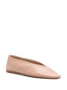 Le Monde Beryl Luna leather ballerina shoes - Beige