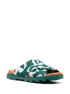 Camper Brutus sandalen met gekruiste bandjes - Groen