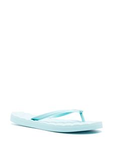 Tory Burch Teenslippers met logoplakkaat - 400 Island Blue