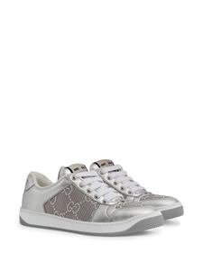 Gucci Screener GG crystal-embellished sneakers - Zilver