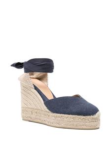 Castañer Chiara espadrilles met sleehak - Blauw