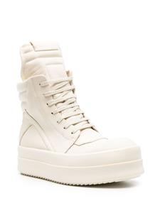 Rick Owens Mega Bumper Geobasket leren sneakers - Beige