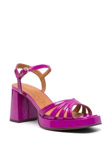Chie Mihara Naiel 85mm leather sandals - Paars