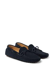 Brunello Cucinelli Suède loafers met kant - Blauw