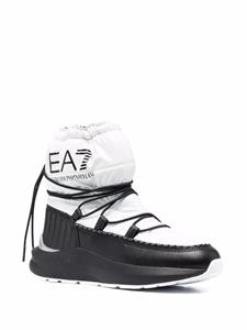 Ea7 Emporio Armani Snowboots met logoprint - Wit