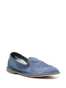 Alberto Fasciani leather-trim suede loafers - Blauw