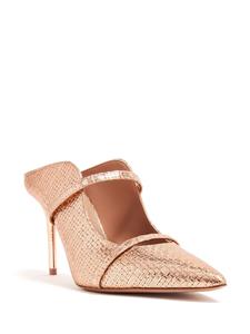 Malone Souliers Maureen 85mm leather mules - Roze