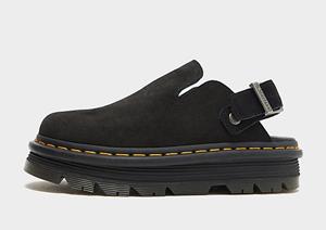 Dr. Martens Heren Zebzag Suède Casual Slingback Platform Mules in Zwart