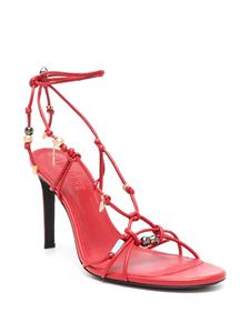 Zadig&Voltaire Alana 105mm leather sandals - Rood