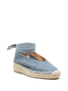 Castañer Gea whipstitch-trim espadrilles - Blauw