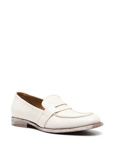Moma Leren penny loafers - Wit