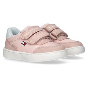 Tommy Hilfiger Sneaker "LOW CUT VELCRO SNEAKER", mit Logoflag, Freizeitschuh, Halbschuh, Schnürschuh