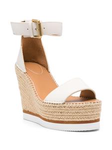 See by Chloé Glyn 115mm wedge espadrilles - Beige