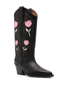 Paris Texas Rosalia 60mm leather boots - Zwart